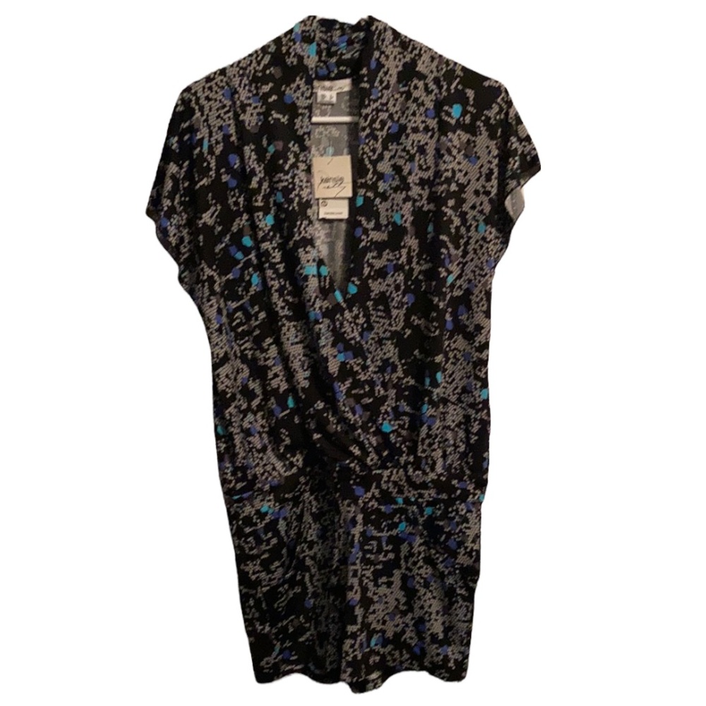 Kensie Romper with Pockets - Plunge Neckline - Shorts NWT New